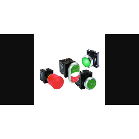 Eaton Bussmann Pushbutton Suitable For Rmq-Titan Pushbutton Seri M30C-FDRL-W-X0